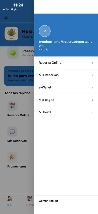 App municipal de reservas
