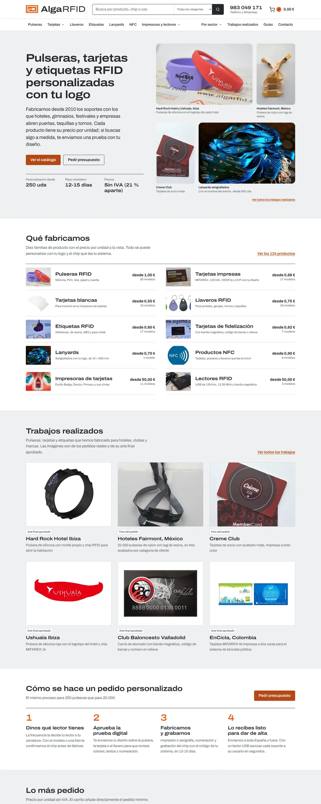 Tienda online de AlgaRFID