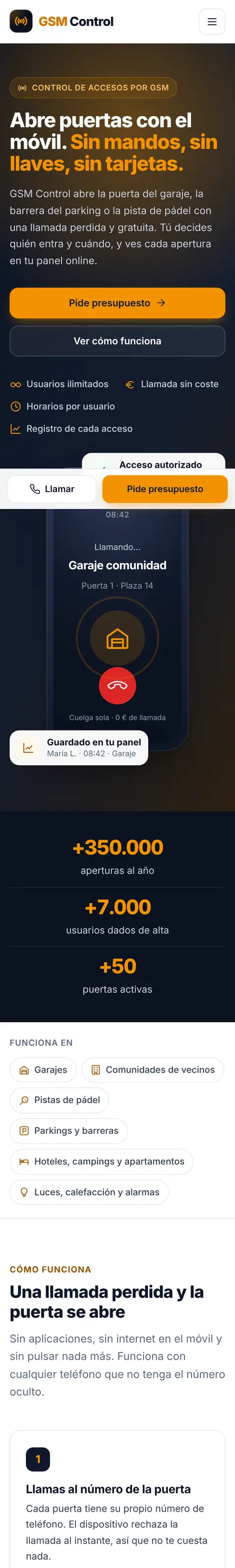 GSM Control en el móvil