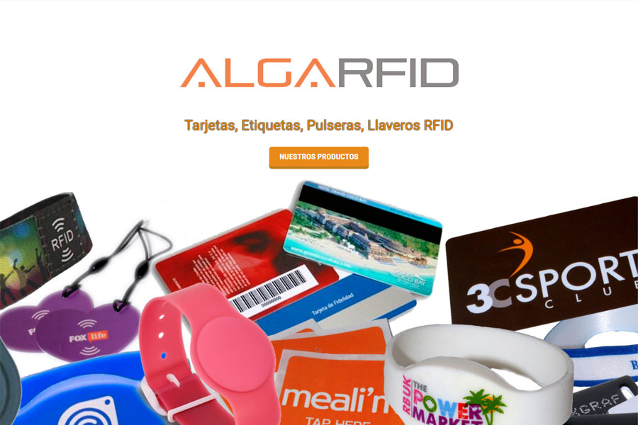 AlgaRFID - Blog de AlgaRFID, con un aspecto muy visual