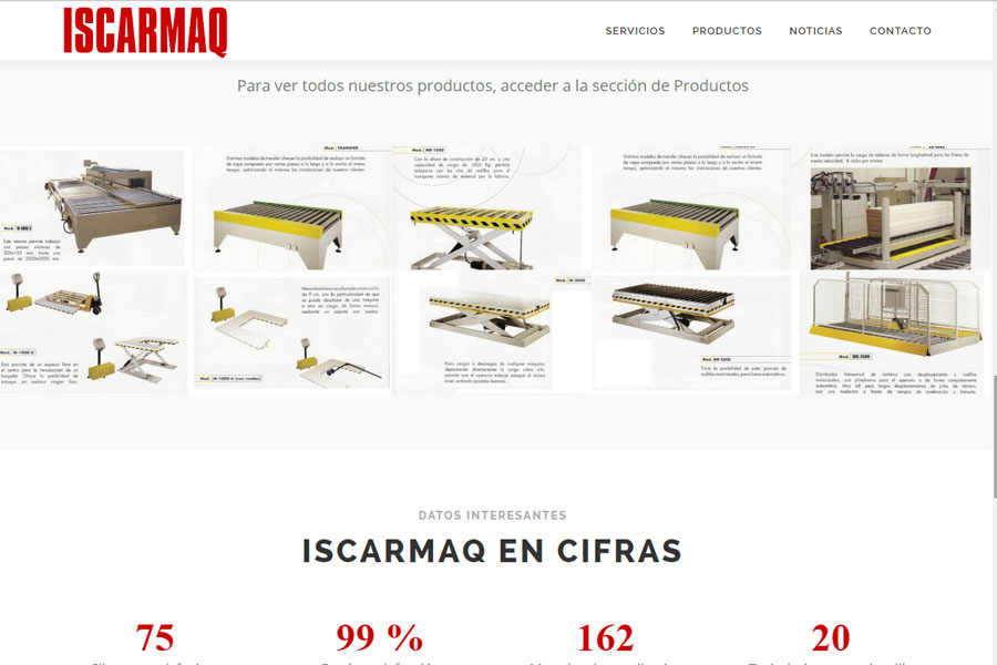 Iscarmaq - Accede a todos sus productos de un modo muy visual